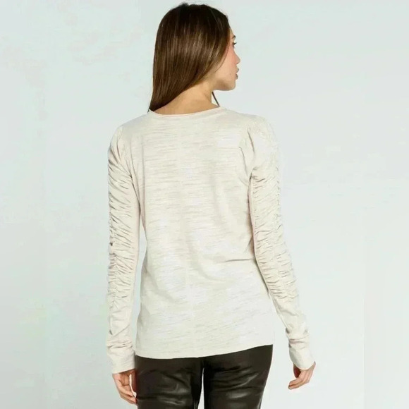 Free People We the Free Natasha Tee in Sand Size Medium - Picture 2 of 8